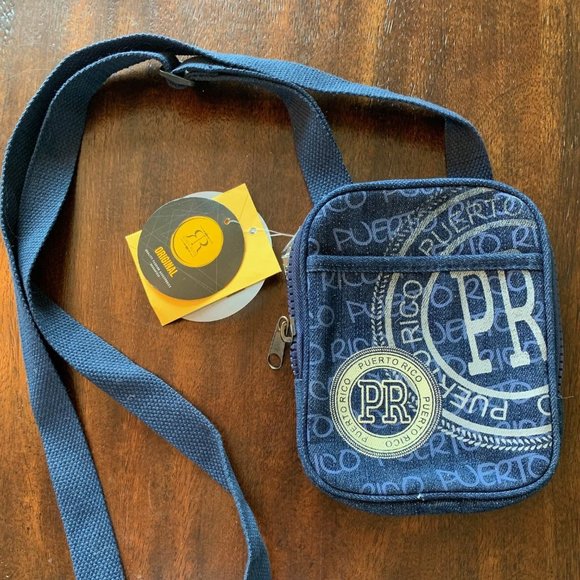 Robin Ruth Cross Body Bag w/Puerto Rico Stamp  NWT - Picture 2 of 8